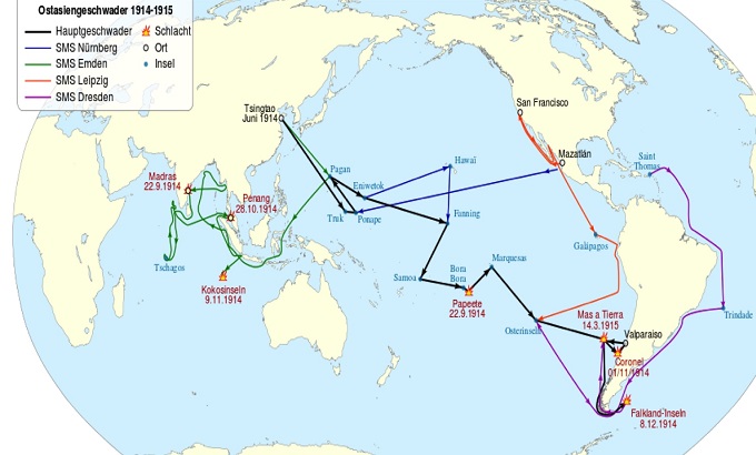 Title details for Season 4, Episode 4 : The fate of the German East Asia Squadron in World War 1 by Australian Centre for the Study of Armed Conflict and Society - Available